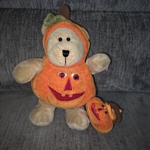 Starbucks 2008 77th Edition Bearista Bear‎ PUMPKIN Halloween Plush